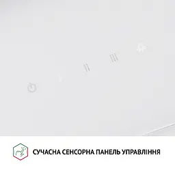 Витяжка декоративна похила PERFELLI DNS 6482 D 850 WH LED - мініатюра 7