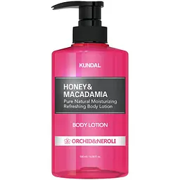 Поживний ароматичний лосьйон для тіла Honey & Macadamia Body Lotion Orchid & Nerolli Kundal 500 мл