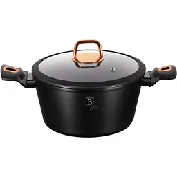 Каструля з кришкою 24 см 4,1 л Berlinger Haus Black Rose Collection (BH-1642N)
