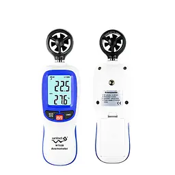 Анемометр крильчатий Bluetooth 0,3-30 м/с -10-45°C wintact hoz0010070 - мініатюра 2