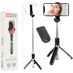 Монопод для селфі XPRO SS08 (38 pc) з триногою чорний (MAW-40308_243) - мініатюра 2