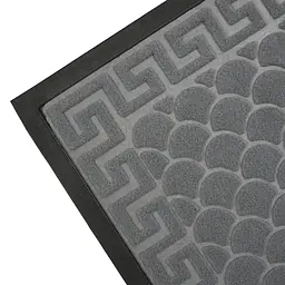 Килимок придверний Eco Fabric Луска з кромкою сірий 40 х 60 см (4060-102) - мініатюра 6