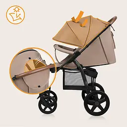 Прогулянкова коляска Lionelo Annet Plus Beige Sand (LO-ANNET PLUS BEIGE SAND) - мініатюра 19