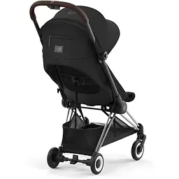 Прогулянковий візочок Cybex Coya Chrome Dark Brown Sepia Black, чорний (522004385) - мініатюра 4