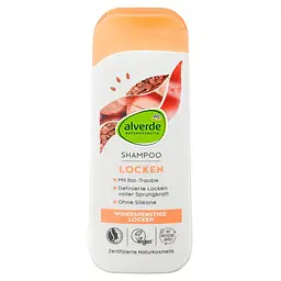 Шампунь Alverde Naturkosmetik Locken для кучерявого волосся з олією льону та винограду 200 мл
