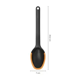 Ложка Fiskars Form з силіконовим краєм чорна 29 см (1027299) - мініатюра 5