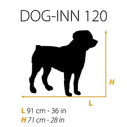 DOG-INN ferplast вольєр манеж клітка будка для собак двох дверна - мініатюра 2