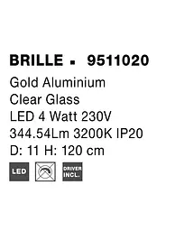 Підвіс Nova Luce BRILLE 9511020 - мініатюра 6