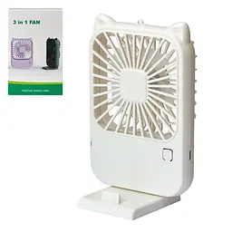 Вентилятор компактний міні FAN USB 5V/1A 2/4W (LY-05) - мініатюра 7