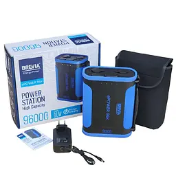 Power Bank Портативний Акумулятор Bix 30000 mAh 3x USB 22,5 Вт Чорний (PB302) - мініатюра 7