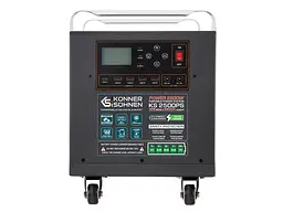 Konner & Sohnen Портативна електростанція KS 2500PS, 2500Вт, 2560 Вт·рік, LifePo4, 31кг - мініатюра 2