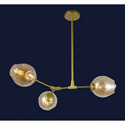 Люстра молекула Levistella 752L7731-3 GD+BR - мініатюра 2