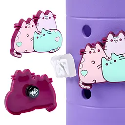 Стакан для письмового приладдя Yes Pusheen Summer фіолетовий (708608) - мініатюра 4