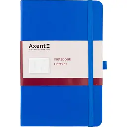 Книга записна Axent Partner, 125х195 мм, 96 аркушів, клітинка, блакитна (8201-07-A)