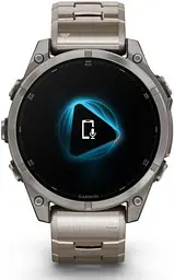 Смарт-годинник Garmin Fenix 8 47mm AMOLED Sapphire Titanium with Vented Titanium Bracelet (010-02904-40) - мініатюра 2