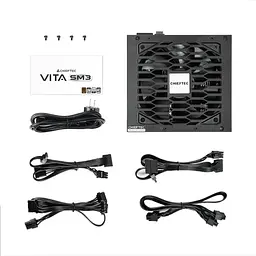 Блок живлення 750 Вт, VITA SM3, Black, напівмодульний Chieftec teh0028963 - мініатюра 6