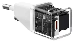 Мережевий зарядний пристрій Baseus GaN5 Fast Charger (Xiaomini) Type-C 20 W + Cable Type-C to Type-C P10110900213-01 White - мініатюра 3