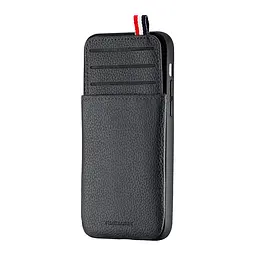 Чохол Jinduka Leather Pocket iPhone 12 Black - мініатюра 4