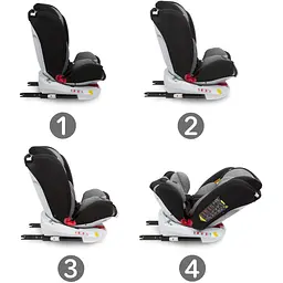 Автокрісло Kidwell Orbit Isofix 0-36 кг Black - мініатюра 6
