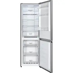 Холодильник Gorenje з нижн. мороз. 185х60х60 см 2 дв. Х 207 л М 93 л A+ NoFrost Plus Fresh zone дисплей сірий - мініатюра 2