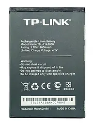 Акумулятор TP-Link TBL-71A2000 для TL-TR761 / TL-TR861 / M7300 / M5350