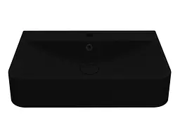 Умивальник Miraggio CHAMONIX BLACK (8813456) Mirasoft, Матовий, Накладний/Підвісний, Чорний - мініатюра 2