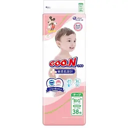 Підгузки Goo.N Plus 5 (12-20 кг), 38 шт.