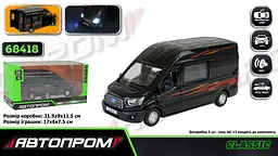 Іграшка Машина АВТОПРОМ 68453 Чорний shop (6906231362334) - мініатюра 1