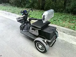 Електроскутер Триколісний Crosser TR1 Pro (1500W, 76.8V, 30Ah) Сірий - мініатюра 7