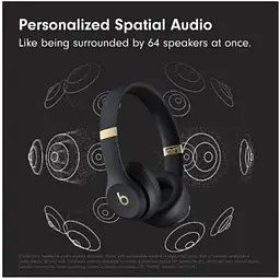 Навушники ігрові Beats by Dr. Dre Solo 4 бездротові чорно-золотисті (MC2L4) - мініатюра 6