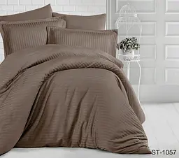 Комплект постільної білизни (LUXURY ST-1057) Євро TAG tekstil pbe0037516 - мініатюра 1