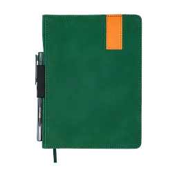 Щоденник недатований Buromax Verona A5 штучна шкіра/поролон 336 сторінок зелений (BM.20150-04) - мініатюра 3