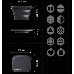 Ліхтар проєкційний SIDANDE L5KS10 10W + Gobo 10шт [168615] - мініатюра 5