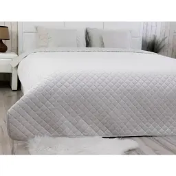 Покривало Руно двостороннє декоративне Velour Ice ромб 180х220 см - мініатюра 4