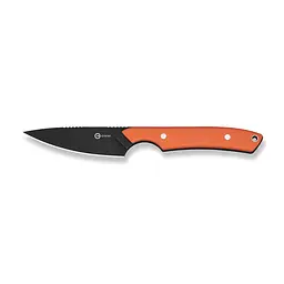 Ніж фіксований кишеньковий Civivi High Grass Field Knife (7,4 см) 14C28N / G10 помаранчевий з чохлом - мініатюра 2