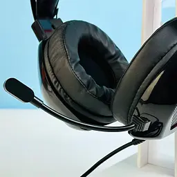 Дротові навушники Jeqang JH-760 7.1, USB, 1.5м, з RGB підсвічуванням, Чорний - мініатюра 5