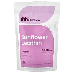 Лецитин Sunflower Lecithin 240 рідких капсул Micro Ingredients vit0005544