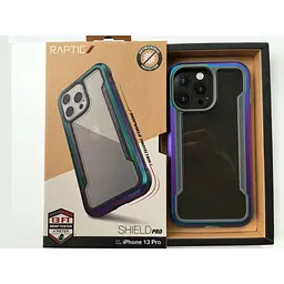 Оригінальний протиударний чохол X-Doria Raptic Shield Pro iPhone 13 Pro (6.1") Blue прозорий - мініатюра 2