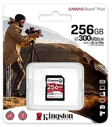 Kingston Карта пам'яті 256GB SDXC C10 UHS-II U3 R300/W260MB/s - мініатюра 5