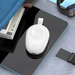 Зовнішній акумулятор Borofone BJ45 iWatch 1400mAh White [130209] - мініатюра 8