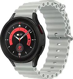 Універсальний ремінець для смарт-годинників Ocean Band 20mm Cloudy Grey [84719] - мініатюра 2
