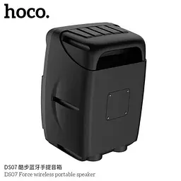 Вluetooth колонка HOCO DS07 black - мініатюра 4