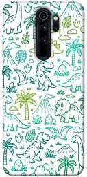 TPU чохол Demsky Dino pattern для Xiaomi Redmi Note 8 Pro