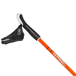 Палиці для скандинавської ходьби Gabel X-1.35 Red/Orange 105 (7009361141050) фіксованої довжини - мініатюра 2