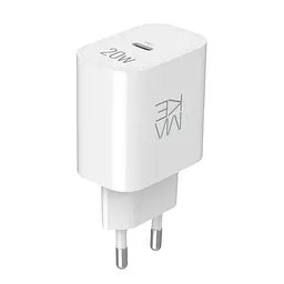 Зарядний пристрій мережевий MAKE 20W Type-C PD3.0 White - мініатюра 4