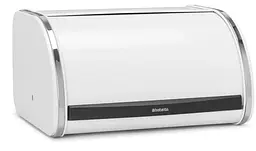 Хлібниця металева Brabantia Roll Top Bread Bin Medium 31.6x26.5х17.3 см біла (306044) - мініатюра 3