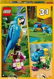 Конструктор LEGO Creator Екзотичний папуга 3 в 1, 253 деталі (31136) - мініатюра 9