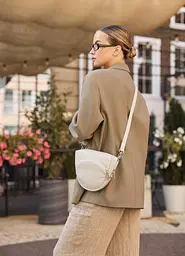 Жіноча кросбоді сумка бананка Sambag Sofi сіра 20 × 18 × 5 см (88193030) - мініатюра 3