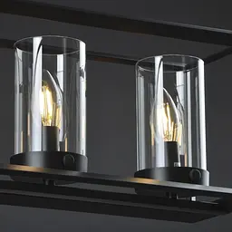 Люстра Brille лофт підвісна свічка E14 40W BK (BL-387S/5) - мініатюра 4