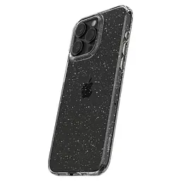 Прозорий чохол з блискітками Spigen Liquid Crystal Glitter для Iphone 15 Pro (6.1") Crystal Quartz ACS06701 - мініатюра 2